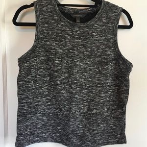 Banana Republic Heather Black Sweater Tank, Med